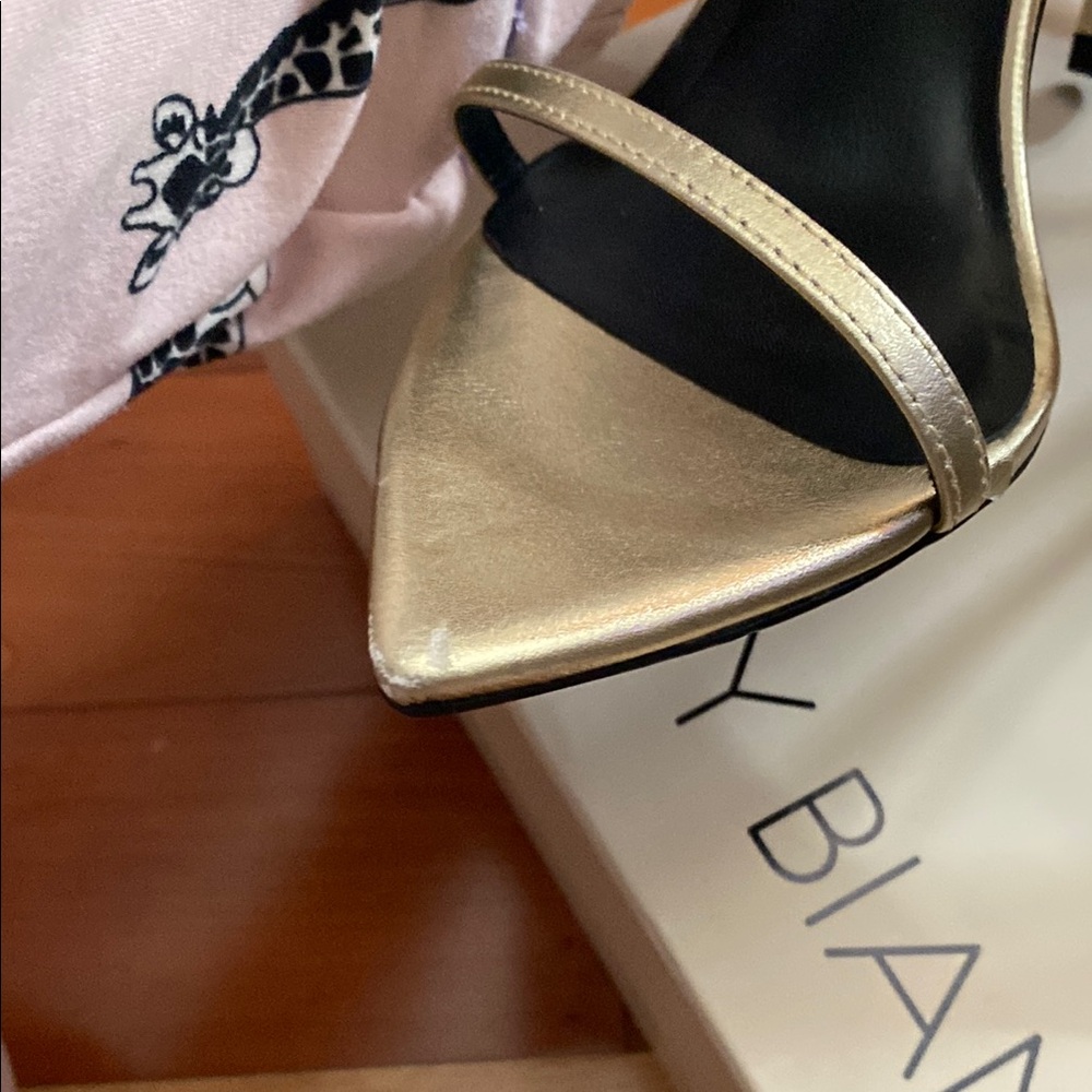 Tony Bianco MICKY gold nappa heels - Picture 3 of 5